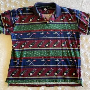 Vintage 90’s Tabasco Golf Polo (XL)
Pit to pit 24”
Length 28.5”